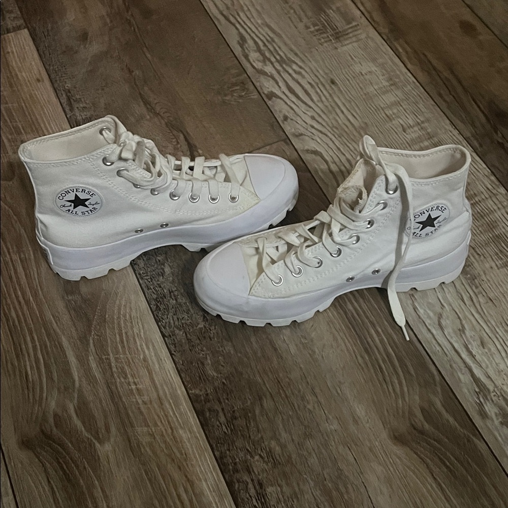 Converse Off-White High-Top Sneakers